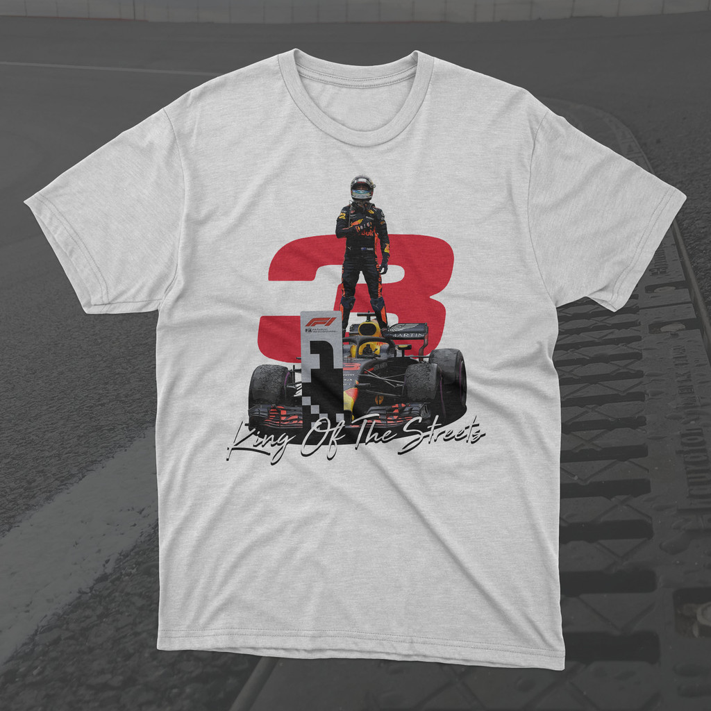 Daniel 2025 แฟชั่น Ricciardo Formula 1 Racing เสื้อยืด, F1 Ricciardo, Daniel Ricciardo Monaco Tee, ส