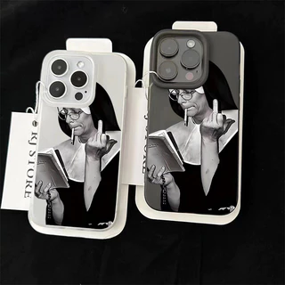 ฝาครอบโทรศัพท์นุ่ม กันกระแทก For iPhone11 13 15 12 14 16ProMax 7 8Plus X XR XS Max ชังการกระทำ