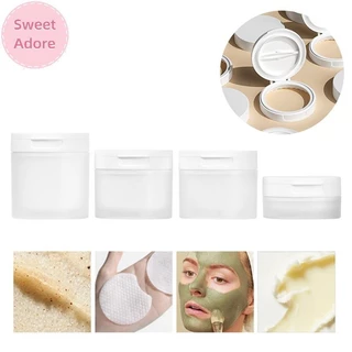 Sweetadore 100/120/150g ฝาครอบช้อนหรือแหนบขวดรีฟิลหม้อเปล่า Travel Face Cream โลชั่นเครื่องสําอางผ้าฝ้ายแต่งหน้า Jar TH