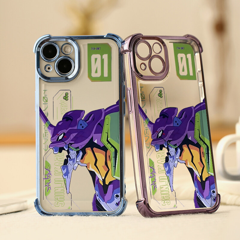อะนิเมะ Neon Genesis Evangelion เคสโทรศัพท์สําหรับ Samsung Galaxy A15 A55 A35 A14 A34 A23 A05 A32 A05S A53 A06 A16 A12 A52 A13 A24 A22 A25 A33 กรณีชุบซิลิโคนกล้อง