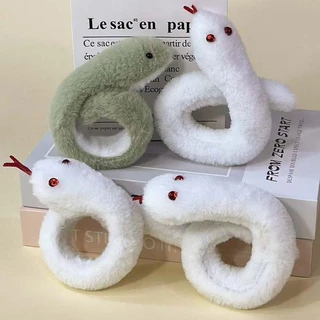 ของเล่นตุ๊กตา งูเขียวตัวน้อย พร็อพการแสดง ของเลนเด็ก พร้อมส่ง