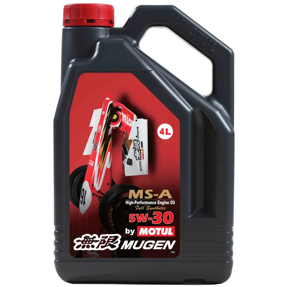 Motul น้ำมันเครื่องเบนซิน MUGEN MS-A by โมตุล สังเคราะห์แท้ 100% Fully Synthetic เบอร์ 5W30 5W40 1 4