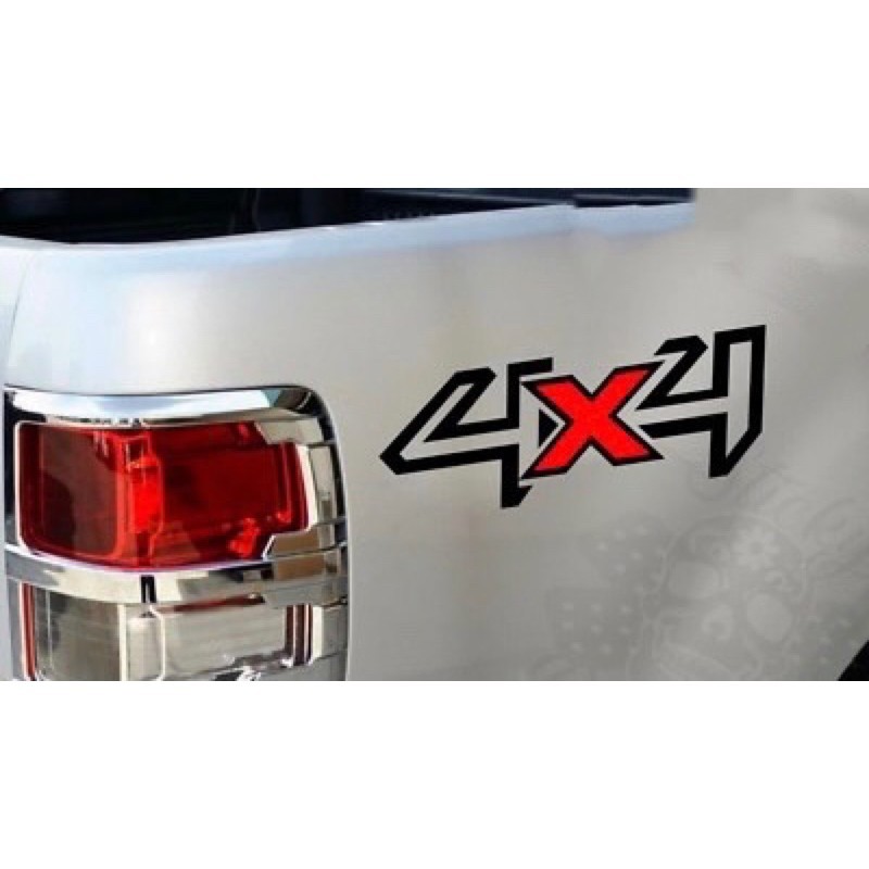 S161 2 ชิ้น 4x4 รถไวนิล Decal สติกเกอร์