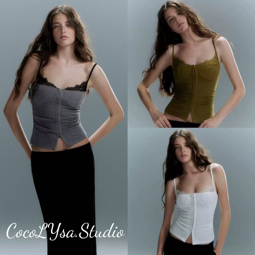 CocoLysa ผู้หญิงเซ็กซี่ลูกไม้ Bra ใหม่ติดตั้ง Bra เสื้อกั๊ก Camisole Top