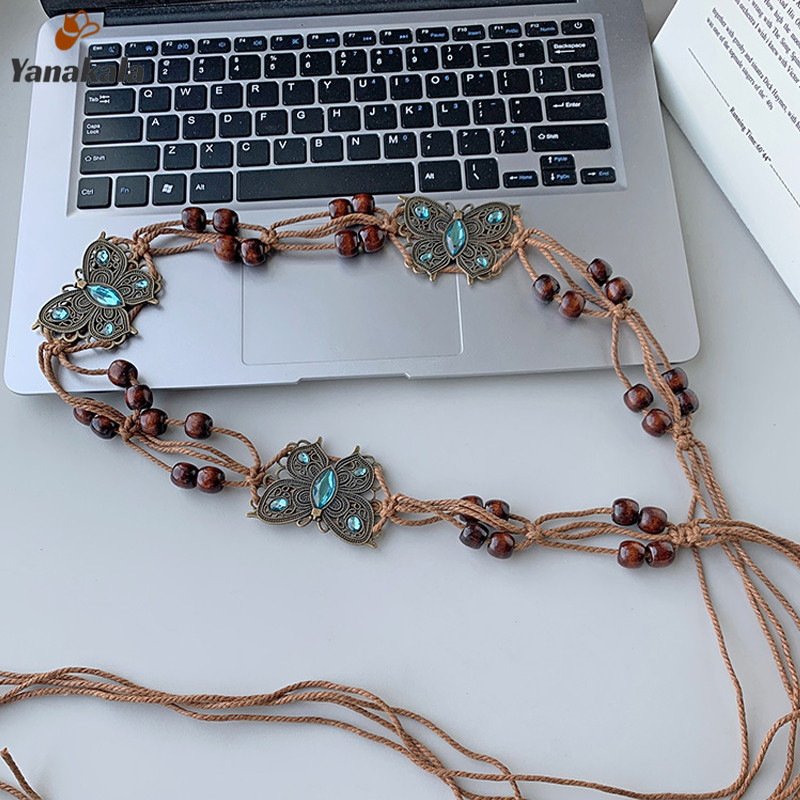 ส่งเร็ว🚚ใหม่ เข็มขัดโซ่คาดเอว สไตล์โบฮีเมียน เรโทร หญิง y2k เกาหลี แฟชั่น ของขวัญวันหยุด-Yanakala - รูปที่ 4