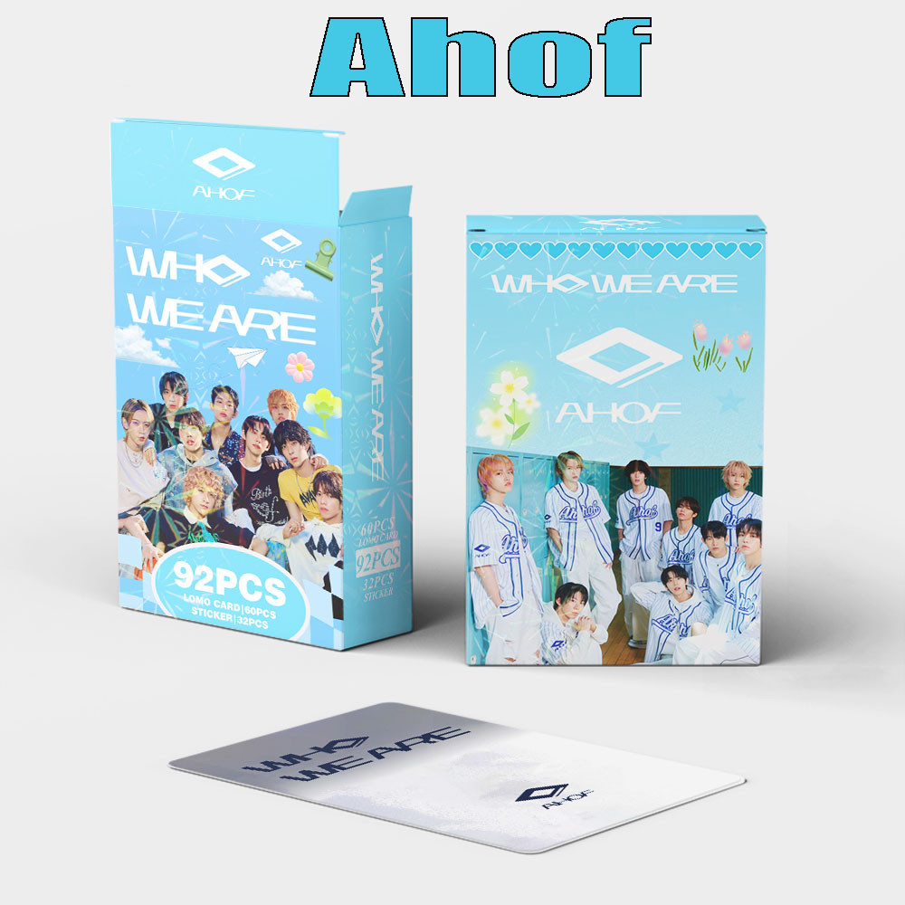 Ahof Photocard JL Steeven Shuanbo Juwon Jeongwoo Chih และ Ahof ใครเราคือคอลเลกชันการ์ด Lomo