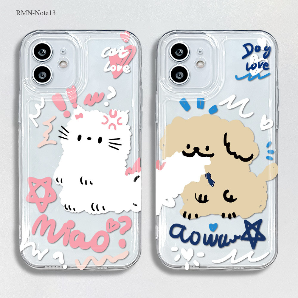 เคสนุ่มเ For Xiaomi Redmi Note 13 12 11S 11 10 10S 9 8 Pro 4G 5G เคสเรดมี เคสโทรศัพท์โปร่งใส เคส KK