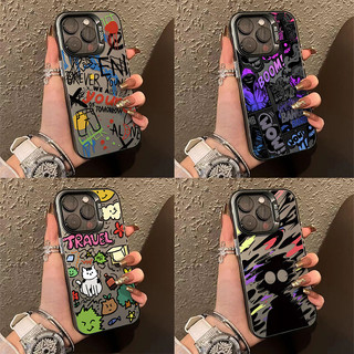 ลายกราฟิตี้ เคสโทรศัพท์มือถือชุบโลหะ Vivo Y56 Y03 Y02S Y17 Y15 Y12 Y16 Y11 Y28 Y19S Y29 Y36 Y27S Y32 Y33S Y28S Y22 Y21
