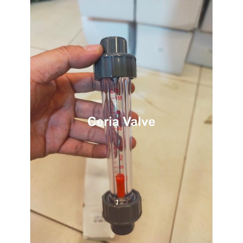 Rotameter Flowmeter 1/2'' นิ้ว LZS-15D / Rotameter หลอดพลาสติกนิ้ว LZS-15
