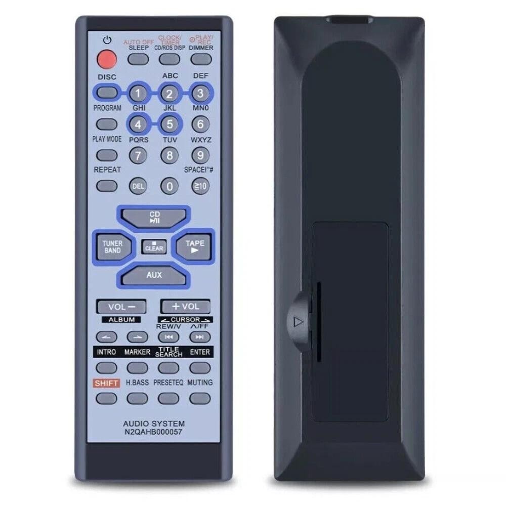 N2QAHB ใหม่000057 สําหรับรีโมทคอนโทรลระบบซีดีสเตอริโอ Panasonic SC-AK330 SC-AK333