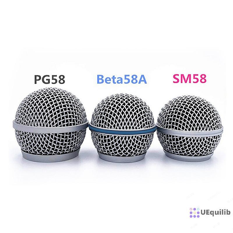 Uequilib เปลี่ยนโลหะไมโครโฟน Grille Replacing Professional Party Mic Head Part อุปกรณ์เสริมสําหรับ S