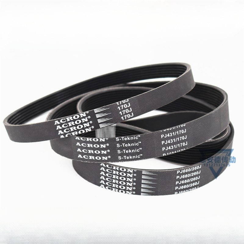 ยาง PJ310/PJ313/PJ314/PJ316/PJ318 สายพานมัลติโวลต์ - สายพานขับร่อง Poly-V สําหรับเครื่องจักรอุตสาหกร