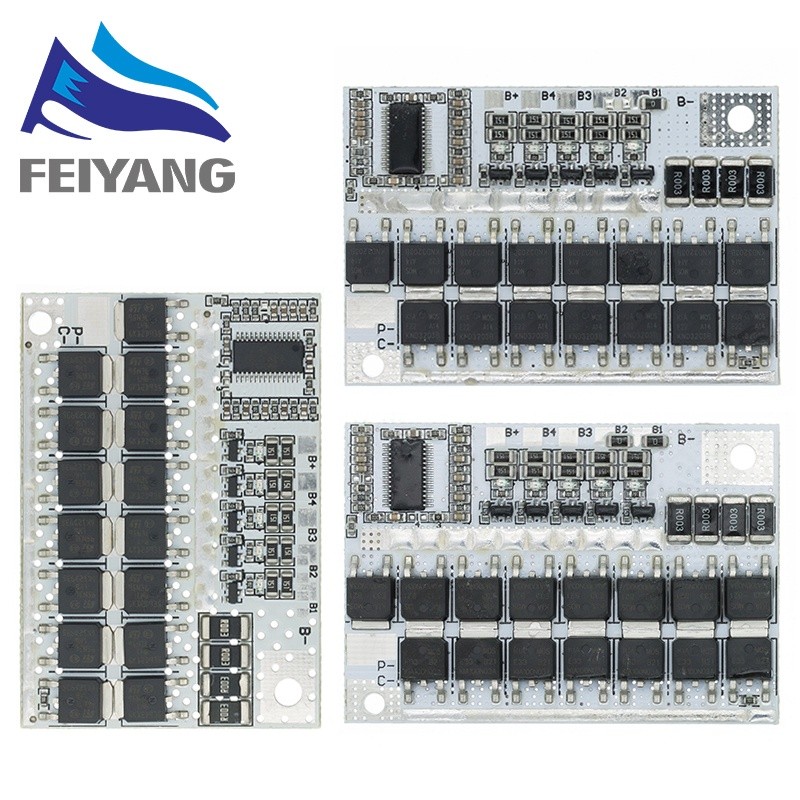 🇹🇭❤️บอร์ดวงจรชาร์จแบตเตอรี่ลิเธียม 5S 4S 3S BMS 100A 21V 18V 16.8V 12V 18650