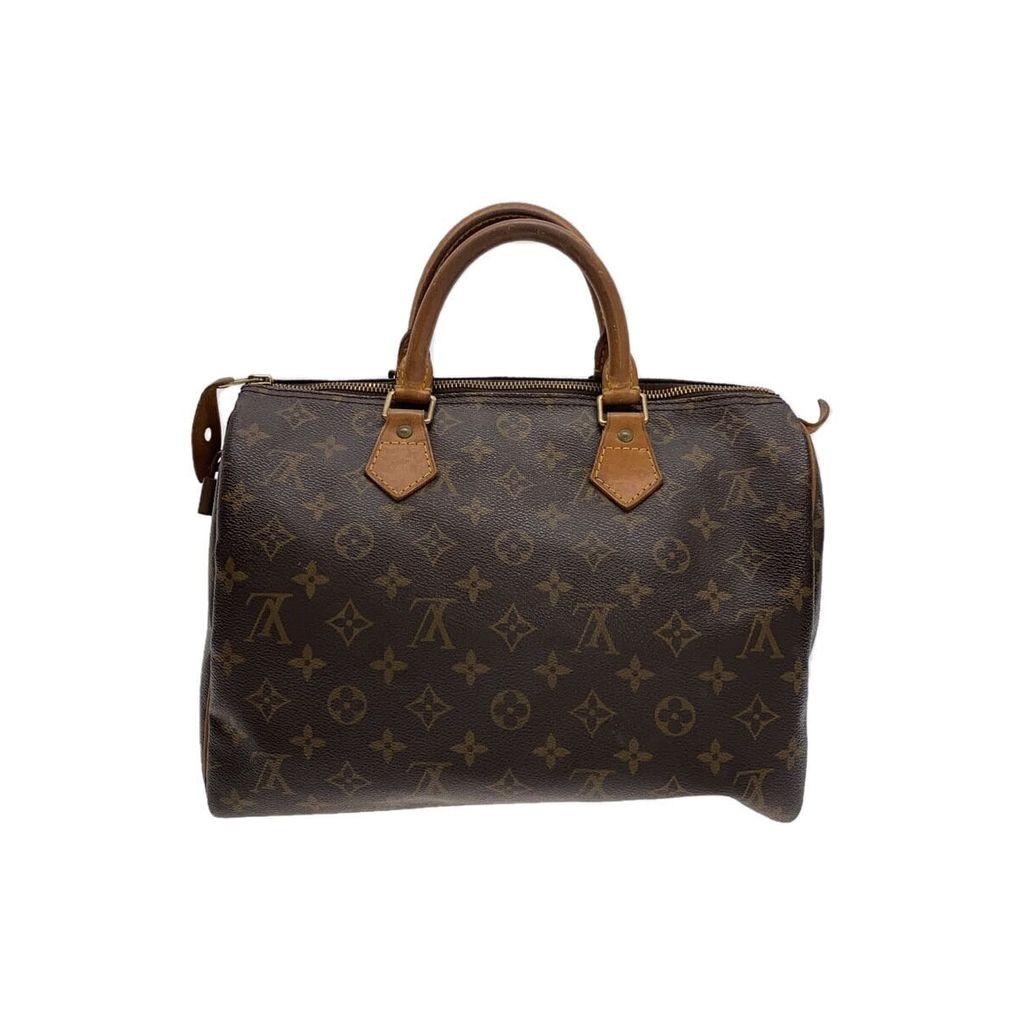 LOUIS VUITTON Handbag PVC BRW Monogram M41524 Speedy 35 Direct from Japan Secondhand