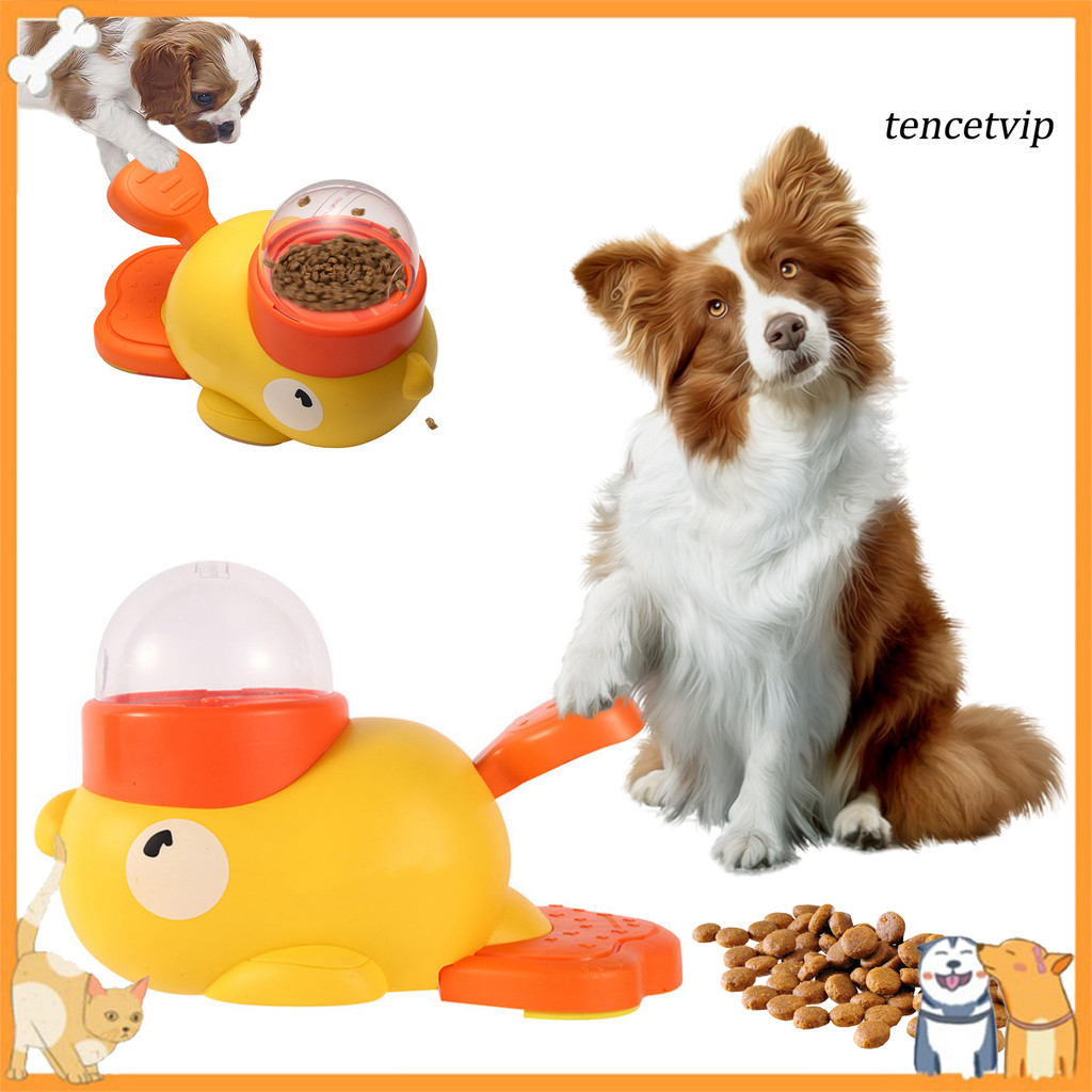 [Vip] Dog Puzzle Feeder Interactive Pet Food Treat Dispenser การ์ตูนเป็ดออกแบบสัตว์เลี้ยงขนมขบเคี้ยว Feeder สําหรับฝึกสุนัข Mental Enrichment