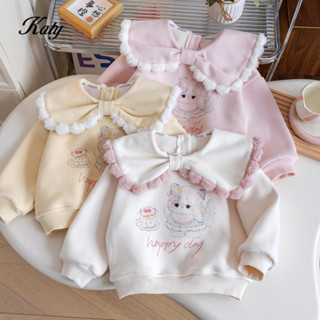 เสื้อสเวตเตอร์เด็กผู้หญิงฤดูใบไม้ร่วงและฤดูหนาว2026เสื้อคอตุ…