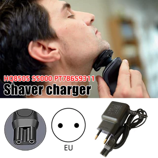 จัดส่งรวดเร็ว เครื่องชาร์จที่โกนหนวด 15V สำหรับ HQ8505 S5000 PT786S9311 อะแดปเตอร์ EU Plug