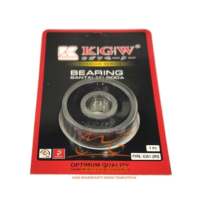 BEARING KGW 6301-2RS PRESS 1 ชิ้น