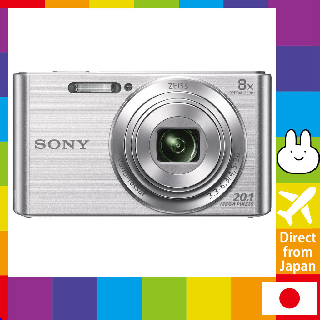 【Used in Japan】 SONY (Sony) Compact Digital Camera Cyber-shot DSC-W830 Silver Optical Zoom 8x (25-20