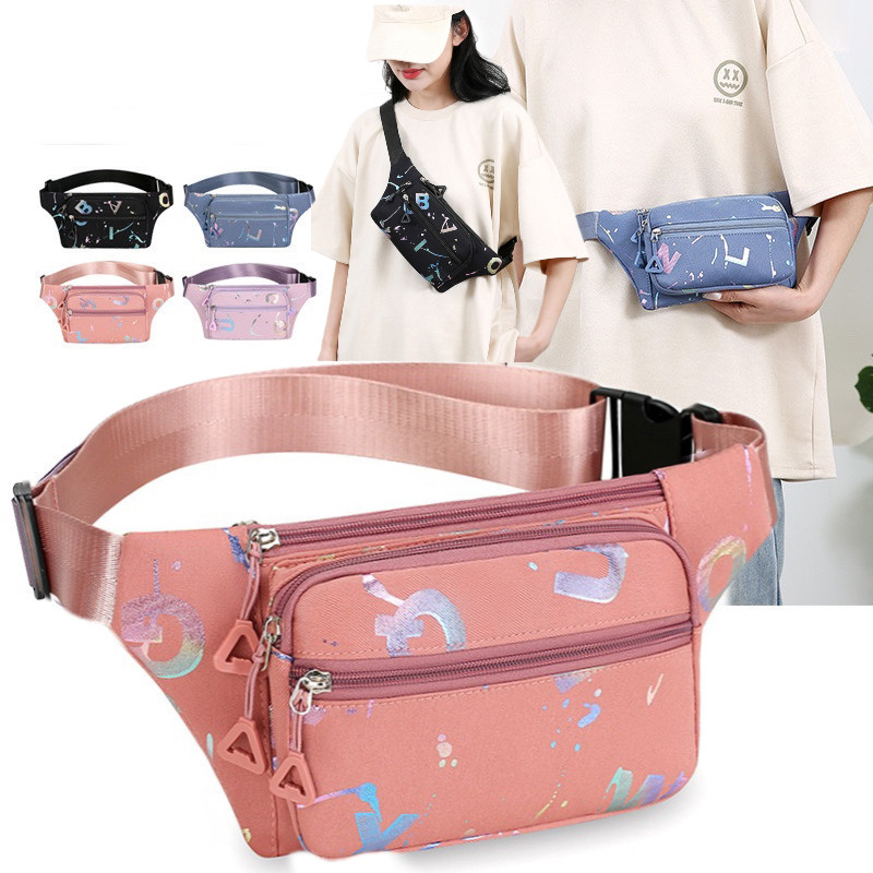 LD.shop กระเป๋าคาดเอวสะพายหน้าอก สไตล์เกาหลี มีหลายสีให้เลือกสีสวยมาก man109