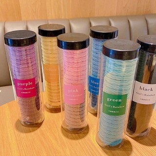 AAK-ยางรัดผมแบบกล่องยาว 20เส้นแบบ2สีพร้อมส่งจากไทย