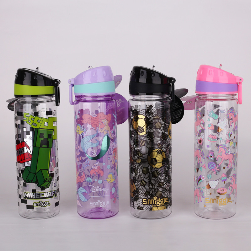 นักเรียนประถมของออสเตรเลียถ้วยฟางแบบพกพาขวดน้ําความจุขนาดใหญ่