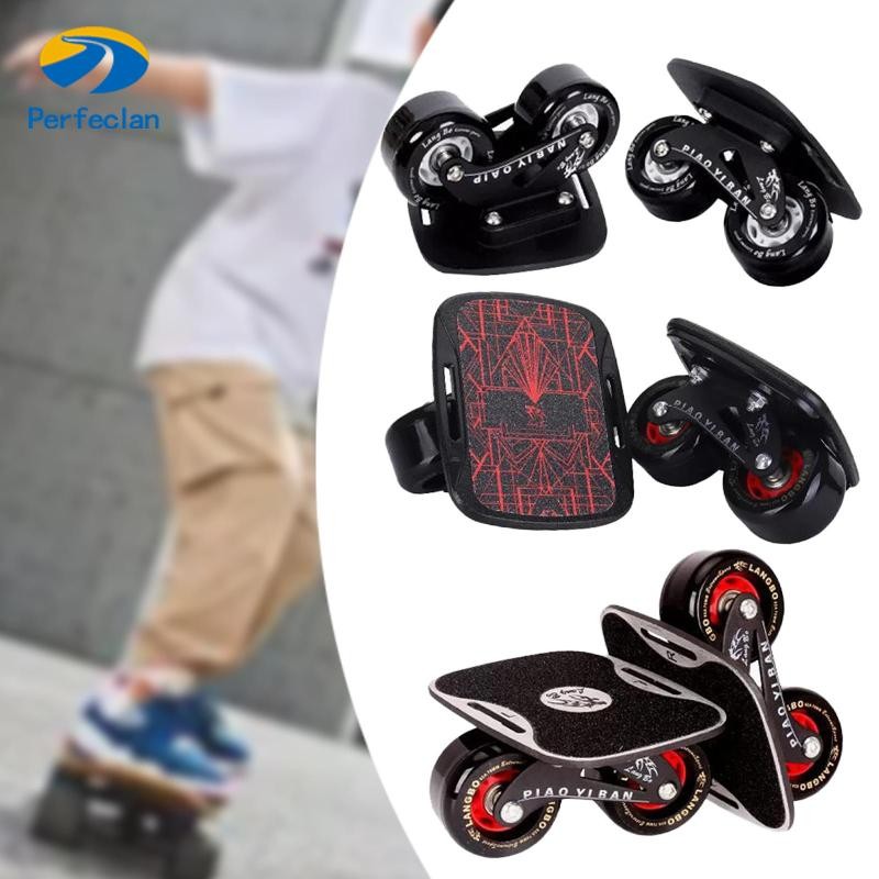 สมบูรณ์แบบ ลูกกลิ้งแบบพกพาน้ําหนักเบามืออาชีพถนนสเก็ตแผ่นแยกสเก็ตบอร์ดสําหรับวัยรุ่นผู้ใหญ่ชายหญิงของขวัญวันเกิด