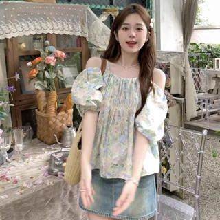 ⭐Fern Shop เสื้อเชิ้ตแขนสั้นผู้หญิง