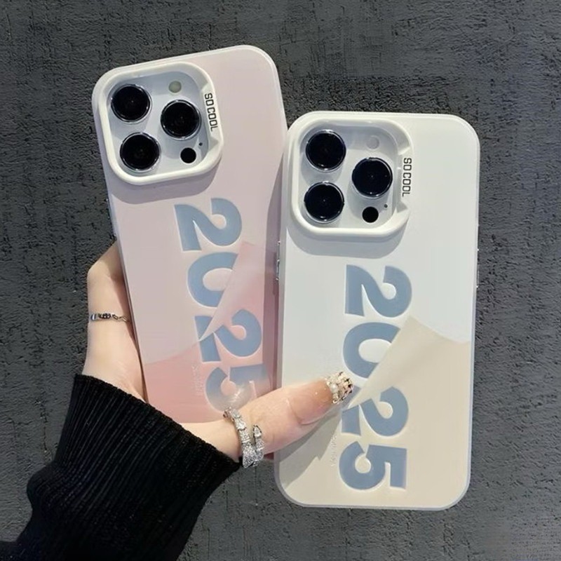 Art 2025 ปีใหม่หลักสําหรับ Samsung S25 S24 S23 S22 Ultra Plus A06 A26 A36 A56 S20 S21 S24 FE หมายเหตุ 20 Ultra หรูหรา IMD ชุบโลหะกันกระแทกปกแข็ง
