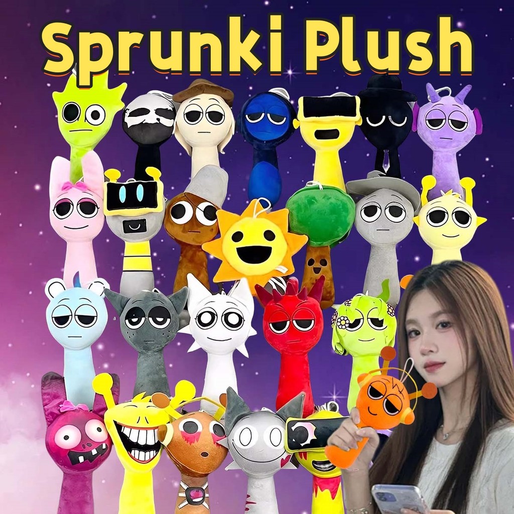 พร้อมส่ง Sprunki ของเล่นตุ๊กตา Sprunki Incrediboxเกมรูปตุ๊กตาตุ๊กตาตุ๊กตาตุ๊กตาของขวัญอุปกรณ์ต่อพ่วง ของขวัญสําหรับเด็ก