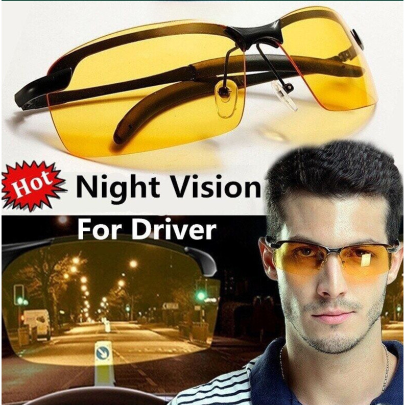 Anti-glare Day Night Vision แว่นตาสําหรับขับรถผู้ชายแว่นตากันแดดโพลาไรซ์ Photochromic Driver Goggles