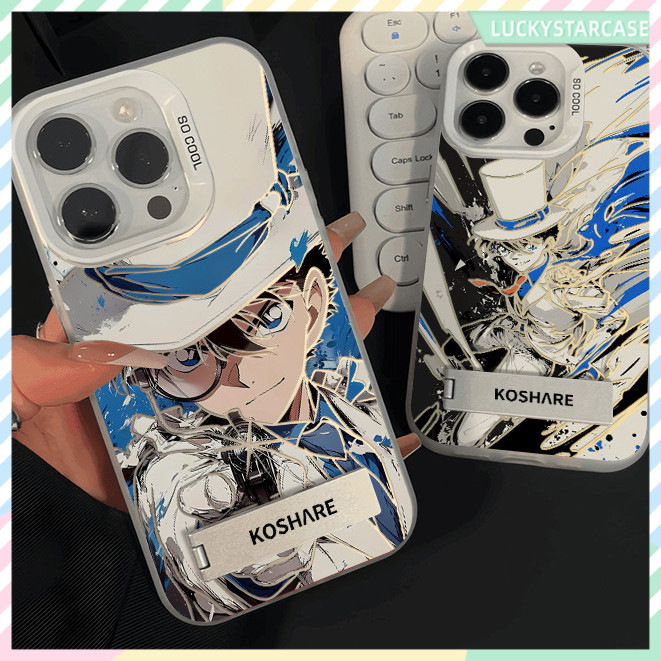 เคส ไบนารีโคนัน เคสไอโฟนสวยๆ For iPhone 11 13 12 14 15 16 Pro Max 14 8 7 Plus X XR XS Max SE เคสโทรศัพท์ ป้องกันการตก