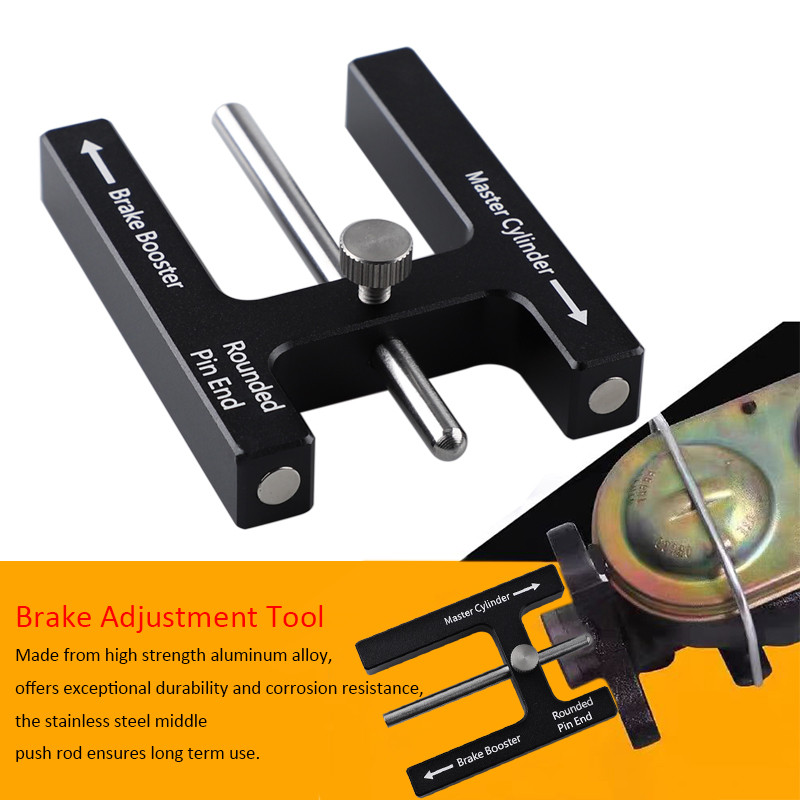 เครื่องมือปรับเบรคอลูมิเนียมอัลลอยด์เบรค Booster Master กระบอก Push Rod สําหรับ Brake Booster พร้อมขาปรับระดับได้