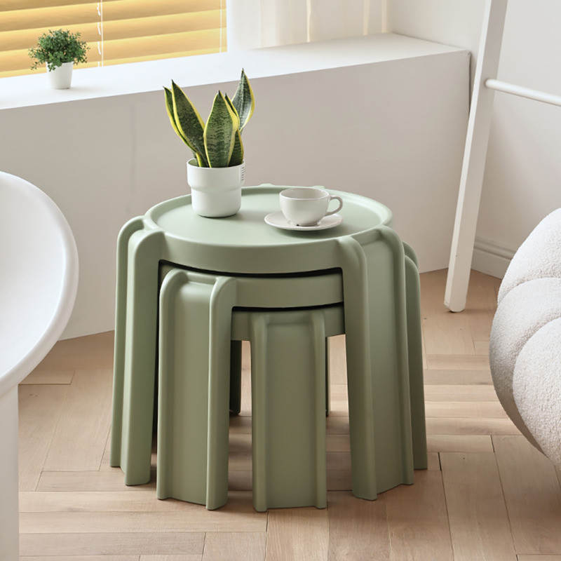 Bemular Home PJ1 ins สไตล์สบายๆในครัวเรือนโต๊ะกาแฟ Nordic Simple Combination โต๊ะกาแฟยุคกลางขนาดเล็ก