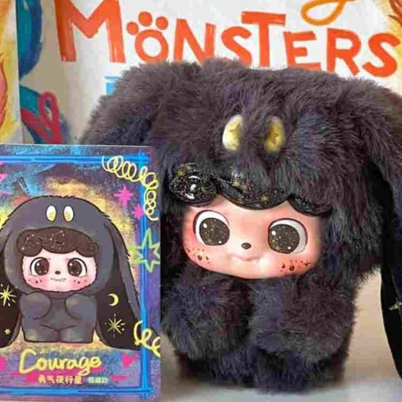 JOTOYS JOTOYS Q Baby Emotional Furry Monster Blind Box ของแท้อินเทรนด์เล่นฟิกเกอร์