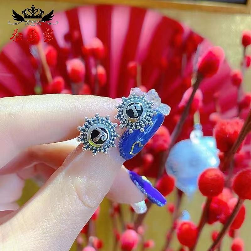 T Thailand Crafter Brand Namo Thai Silver ต่างหู 024