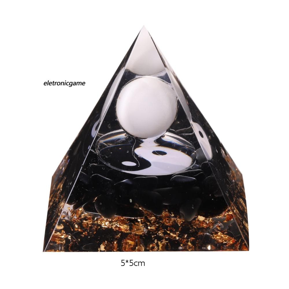 หินธรรมชาติ Orgonite Pyramid Crystals Orgone Energy Healing Reiki เครื่องประดับ [eletronicgame.th]