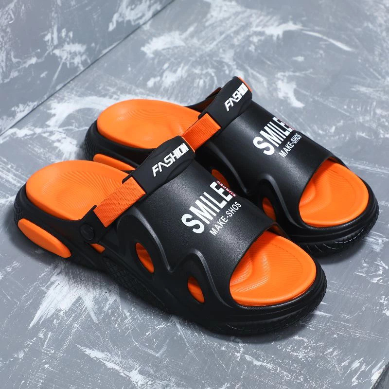 ToyNo.1🧸พร้อมส่ง🧸 "LT-9911) รองเท้าแตะแฟชั่นผู้ชาย ทรงเกาหลี พื้นนิ่ม เบาสบาย มีสายรัดส้น ใส่ได้ 2 แบบ