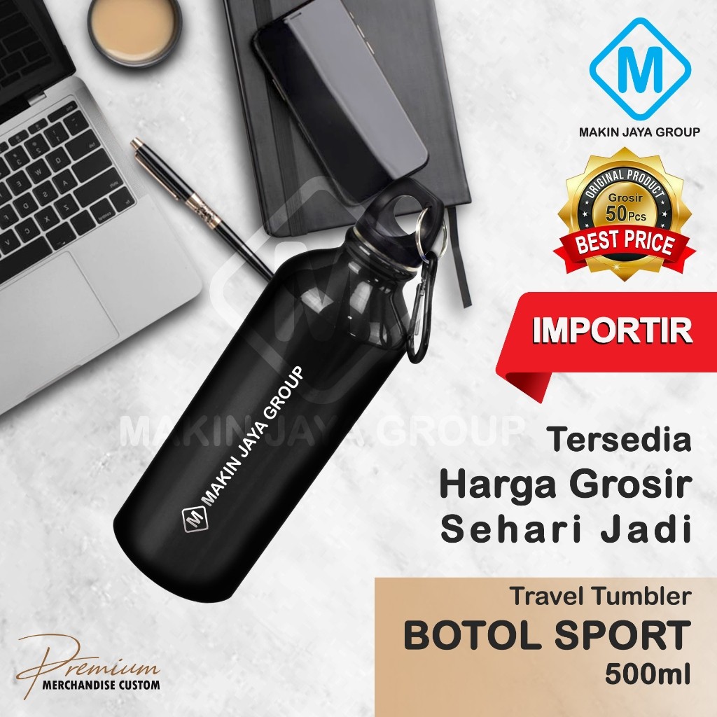 QQ Bottle CUSTOM LASER ENGRAVING ขวดกีฬา 500ML CARABION ขวดกีฬาจักรยานขวด 500ML - MJG8019