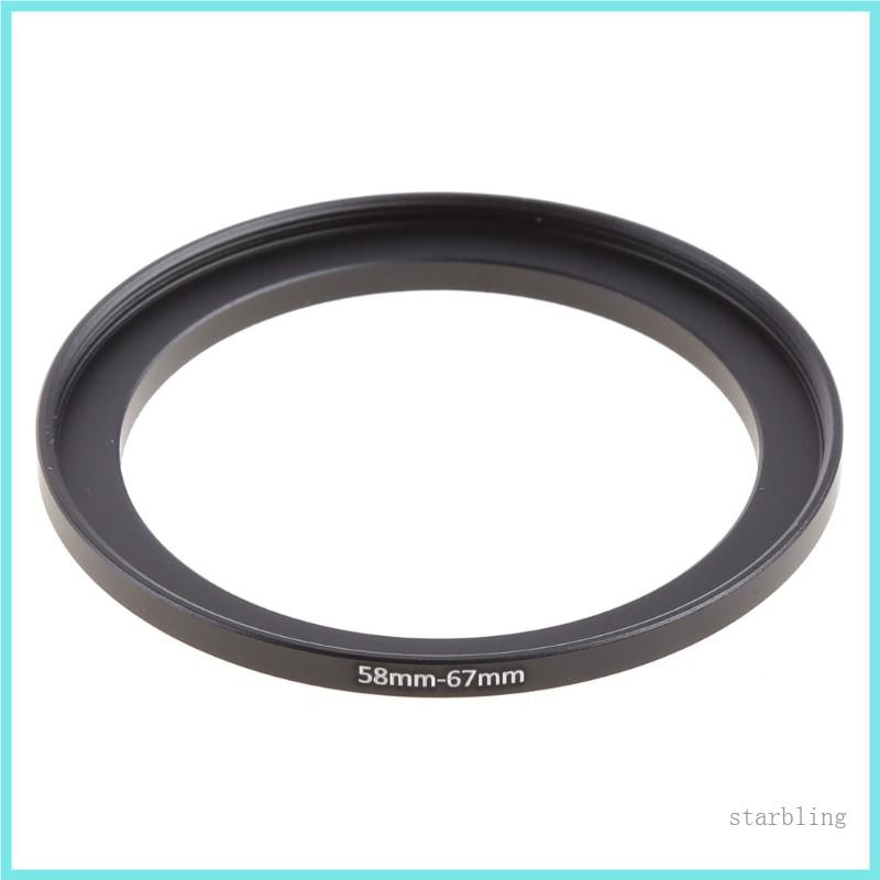 Star Metal 58mm-67mm Step Up Filter Lens Ring Adapter 58-67 mm 58 ถึง 67 Stepping