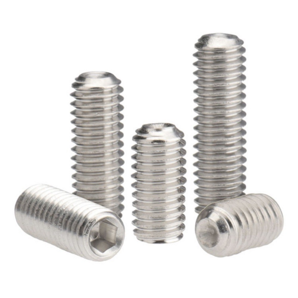 [การจัดส่งที่รวดเร็ว] สกรูยึดปลายเว้าสแตนเลส 316 M3/M4/M5/M6/M8/M10/M12