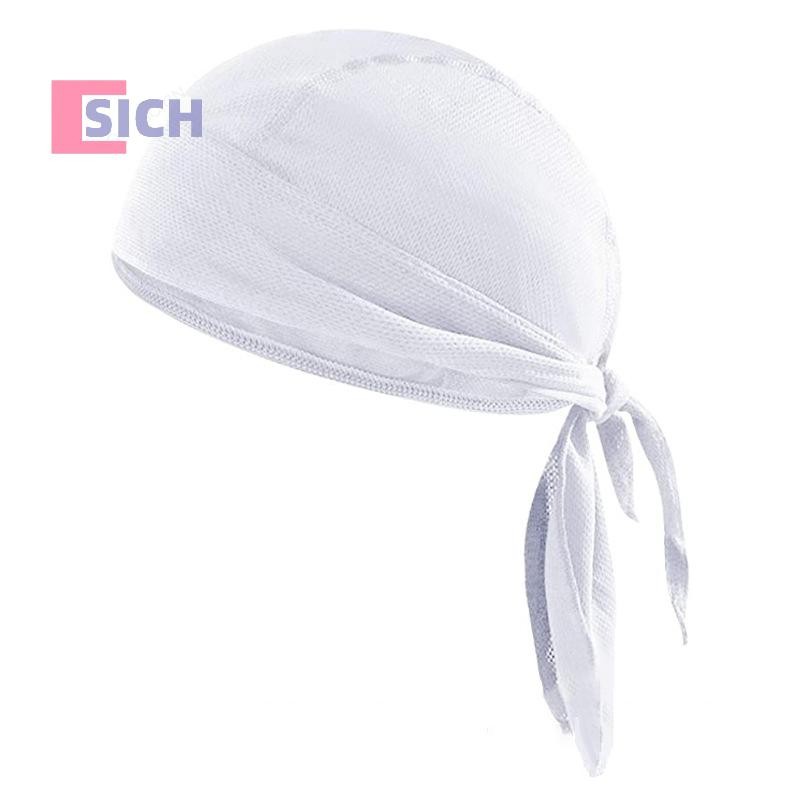 [Sich] Quick Dry Pure Cycling Cap Head Scarf Summer Men Running Riding Headscarf Pirate Cap Men Head
