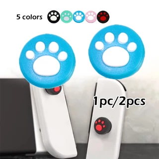 จัดส่งใน24ซม.2ชิ้น nintendo switch thumb grip จอยสติ๊กฝาครอบ 1.8ซม.thumbstickแบบซิลิโคน
