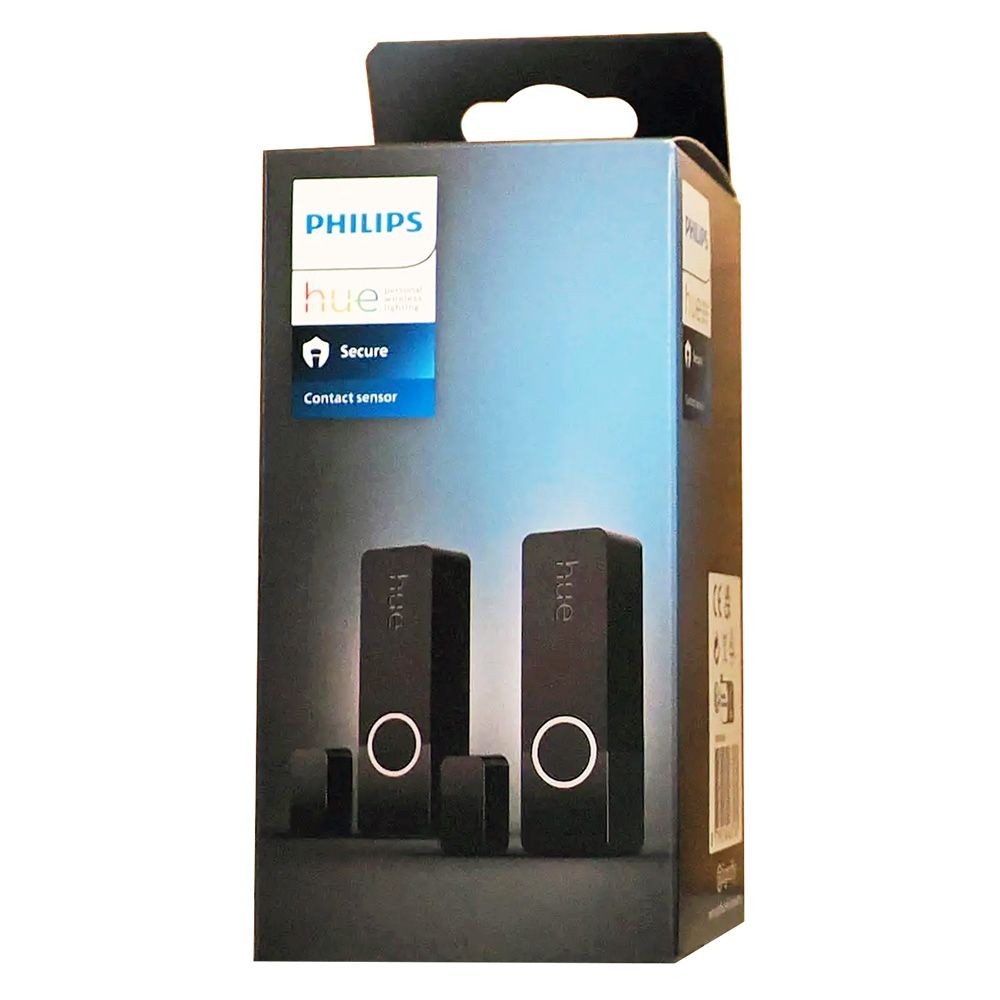Philips Hue Secure Contact Sensor (Black, 2 Pack), 929003563804