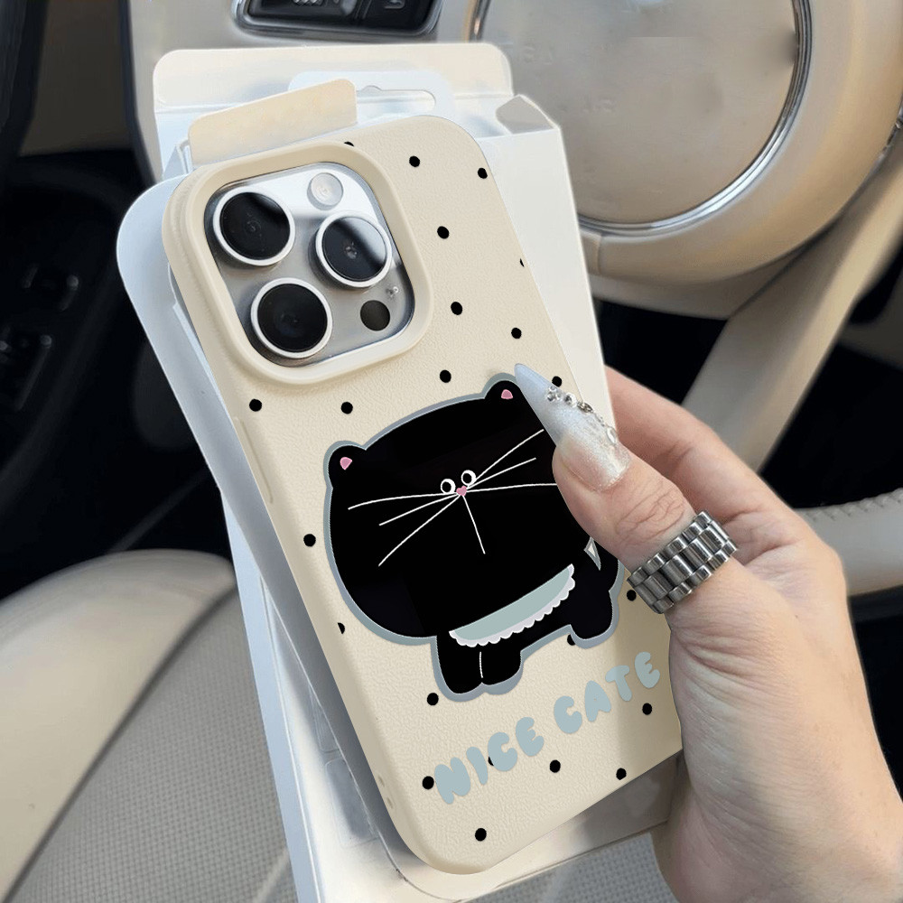 เคสโทรศัพท์ For iPhone 13 11 17 pro max Case iPhone 11 15 16 pro max 14 12 pro max XR XS Max ผิวสัมผัสสุดน่ารัก
