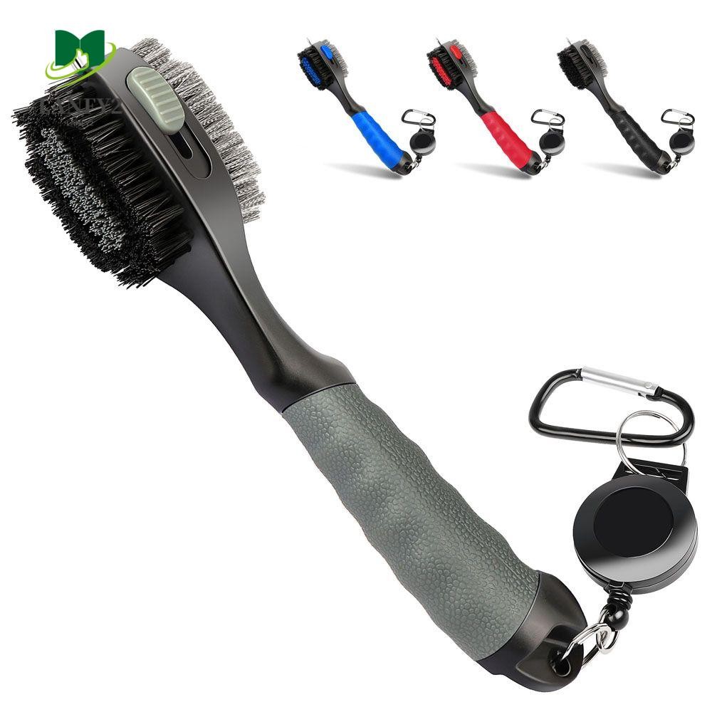 Alanfy แปรงไม้กอล์ฟ Retractable ทนทานอุปกรณ์กอล์ฟทําความสะอาดเครื่องมือทําความสะอาดทําความสะอาด Retractable Groove Cleaner