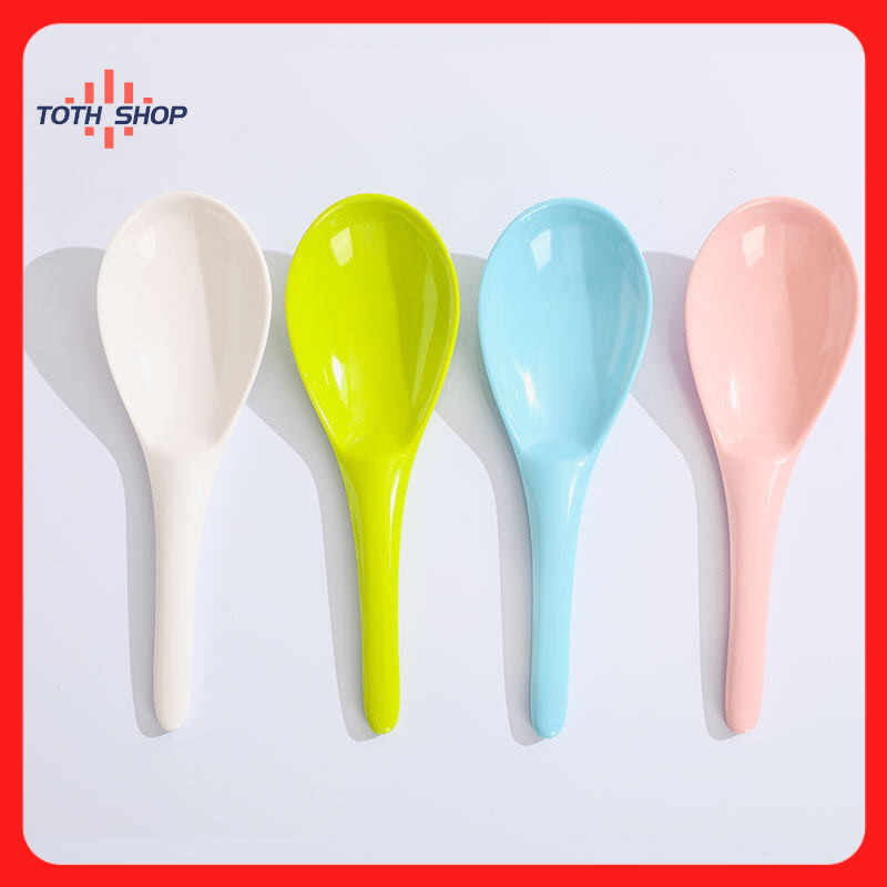 20.6cm ทับพี ผลิตจากเมลามีนแท้ 100% ​หทัพพีตักข้าว ทัพพีตักข้าวไม่ติด ช้อนตักข้าว ข้าวไม่ติดทัพพี ทัพพีพลาสติก ทัพพีขนาด