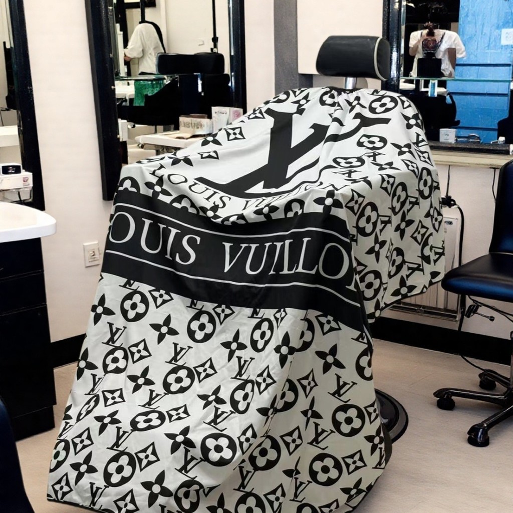 ตัดผมตัดผมผ้ามะเร็ง V Street Wear ผ้ากว้างพิเศษ Anti-Static ผ้าที่กําหนดเอง Influencer [cxl]