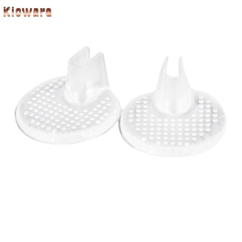 [Kloware] เบาะรองนั่งซิลิโคนเจลคู่สําหรับรองเท้าแตะ Flip-Flop ทองใส