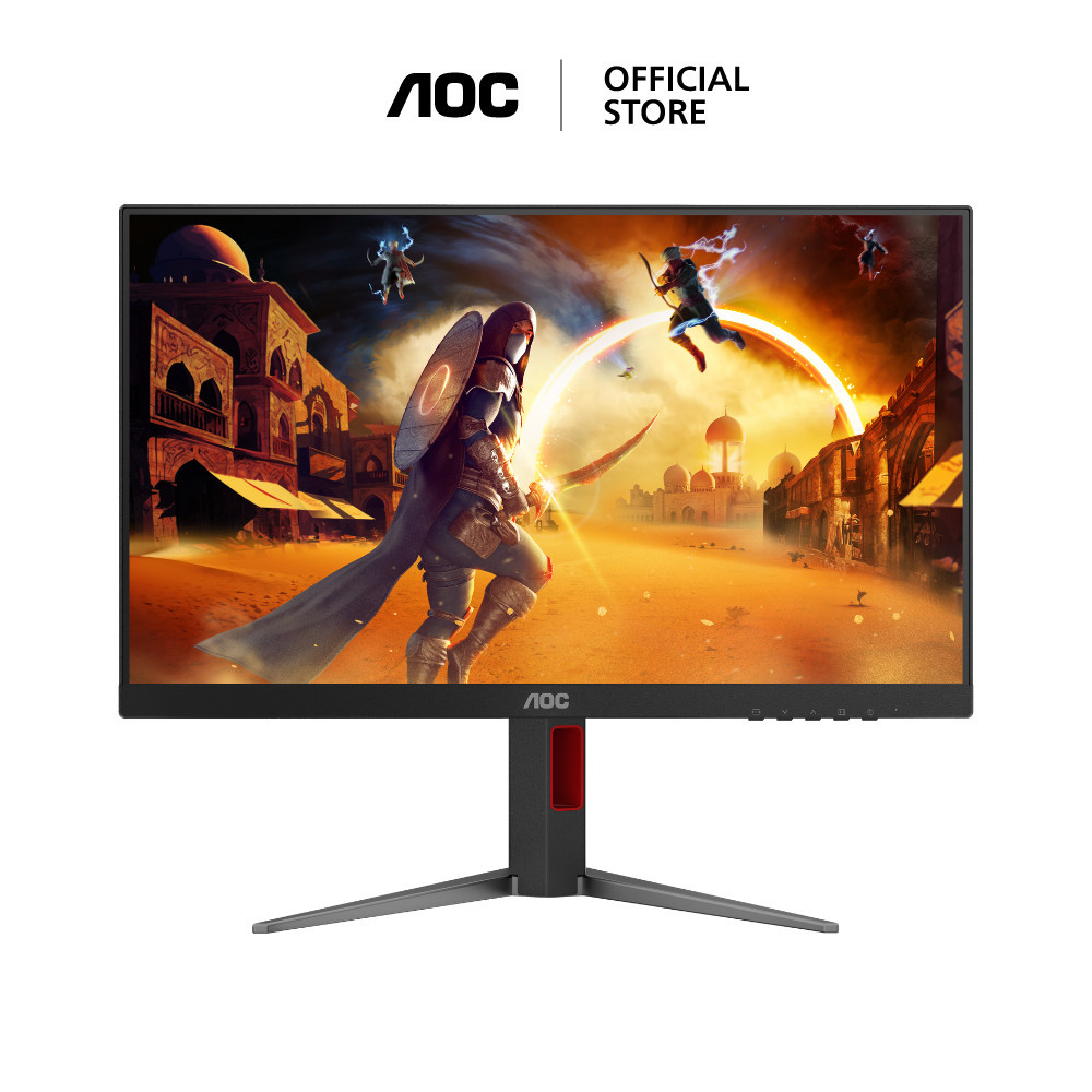 AOC 24G4H/67 GAMING MONITOR (เกมมิ่งมอนิเตอร์) 24" IPS FHD 200Hz 1ms PIVOT